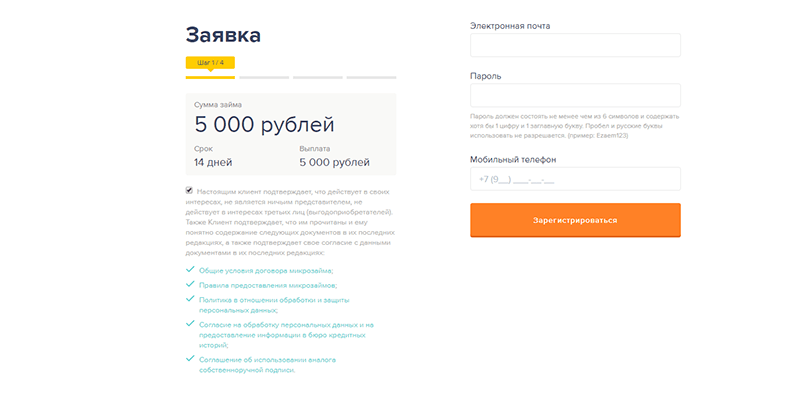Взять займ в Езаем в Талице